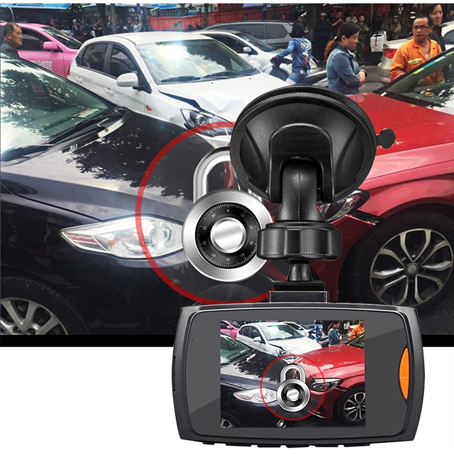 Καταγραφικό HD DVR Κάμερα Αυτοκινήτου με LCD 2.7'' - Ανίχνευση Κίνησης & Νυχτερινή Λήψη FO-C005